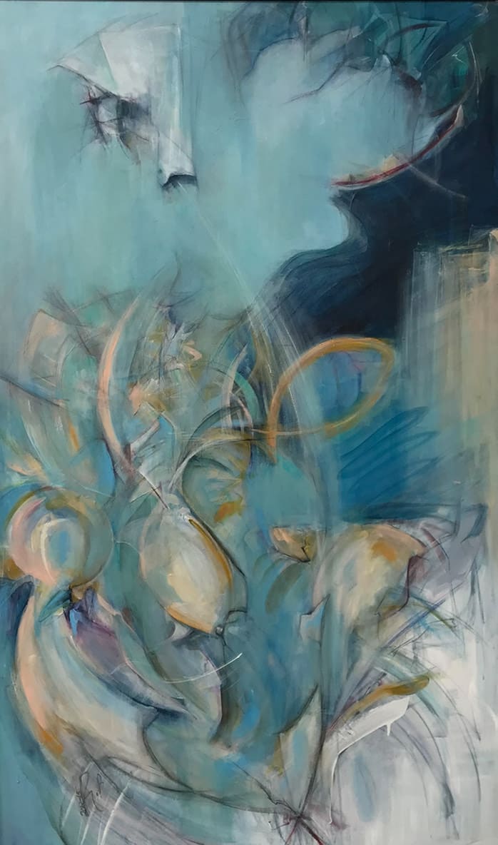 Cleansing  acrylic  3x5', 2013 by renee brown 