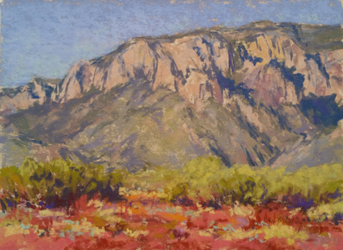 Sandia Red Grasses by Lee McVey 
