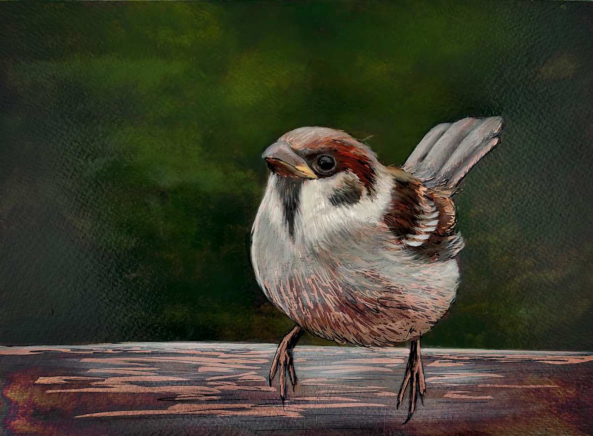 Sparrow No. 2 by Katheryn Anne Hande, Image 1.