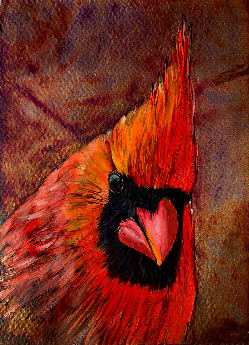 Cardinal No. 1 by Katheryn Anne Hande, Image 1.