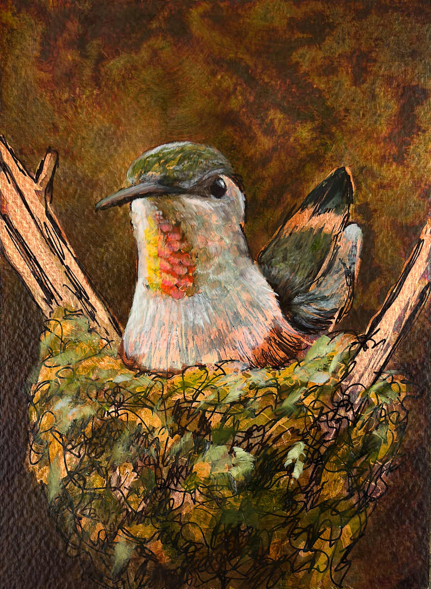 Hummingbird No. 8 by Katheryn Anne Hande, Image 1.