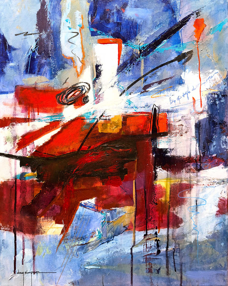 Ruby Rhapsody by Abstract Art by Doug Simpson, Image 1.