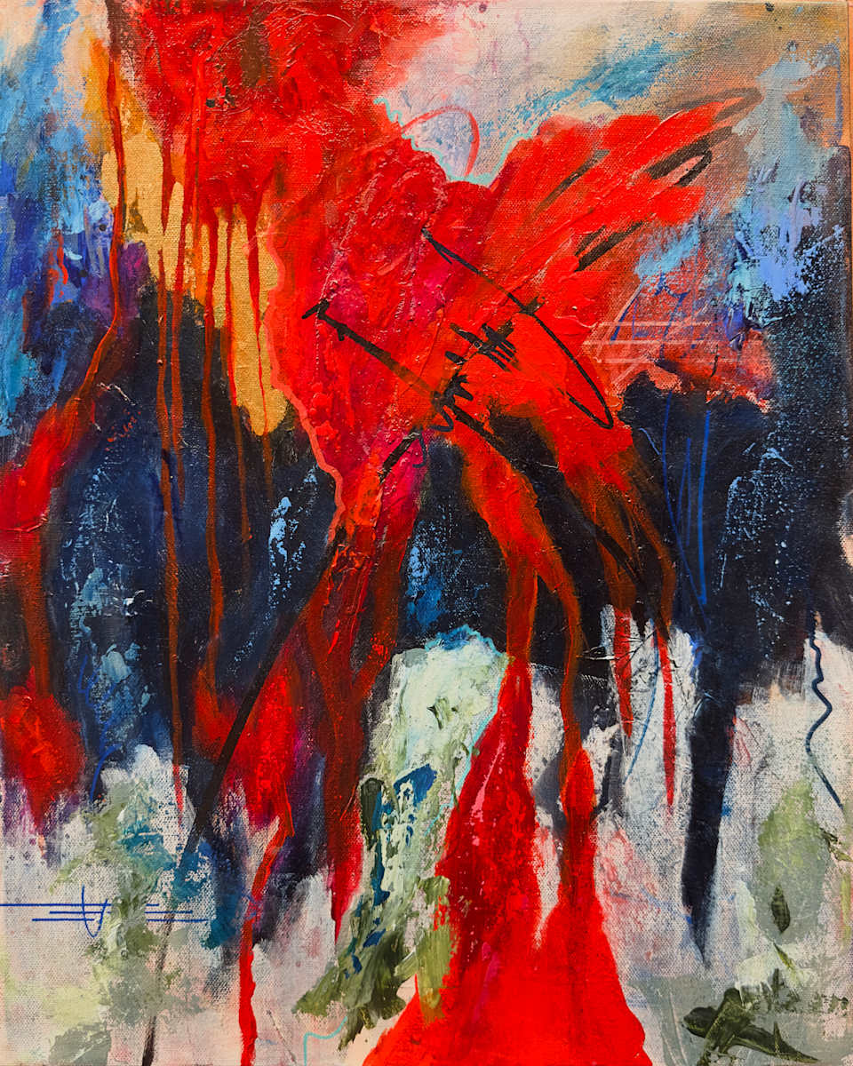 Fiery Flow by Doug Simpson Fine Art 