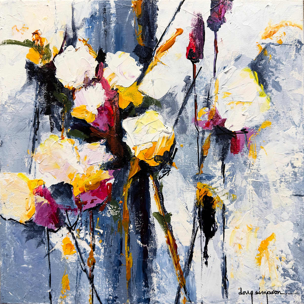 Soft Blooms In Quiet Light by Abstract Art by Doug Simpson, Image 1.