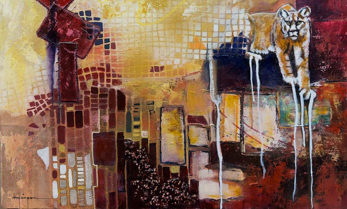 Geometric Peaks by Doug Simpson Fine Art 