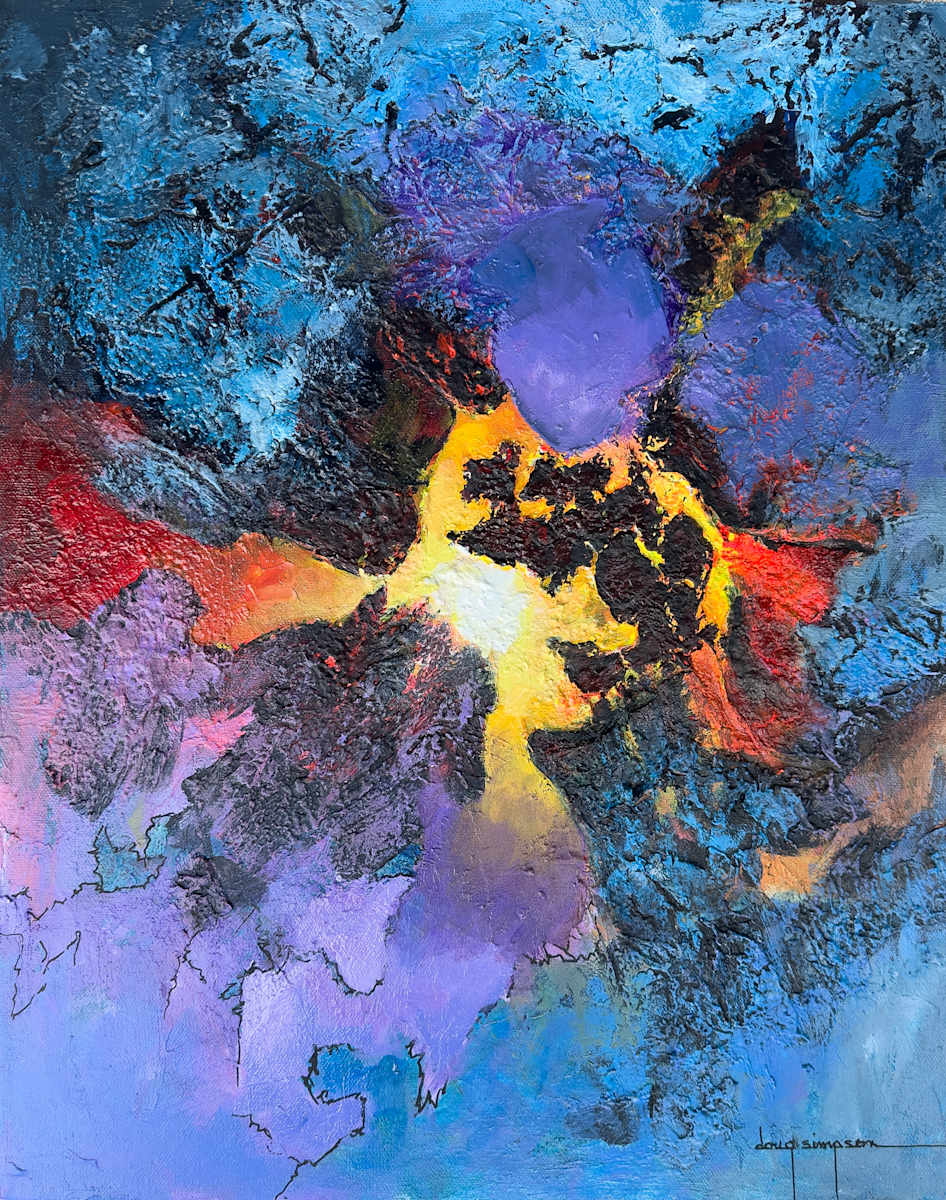 Where Light Is Known by Abstract Art by Doug Simpson, Image 1.