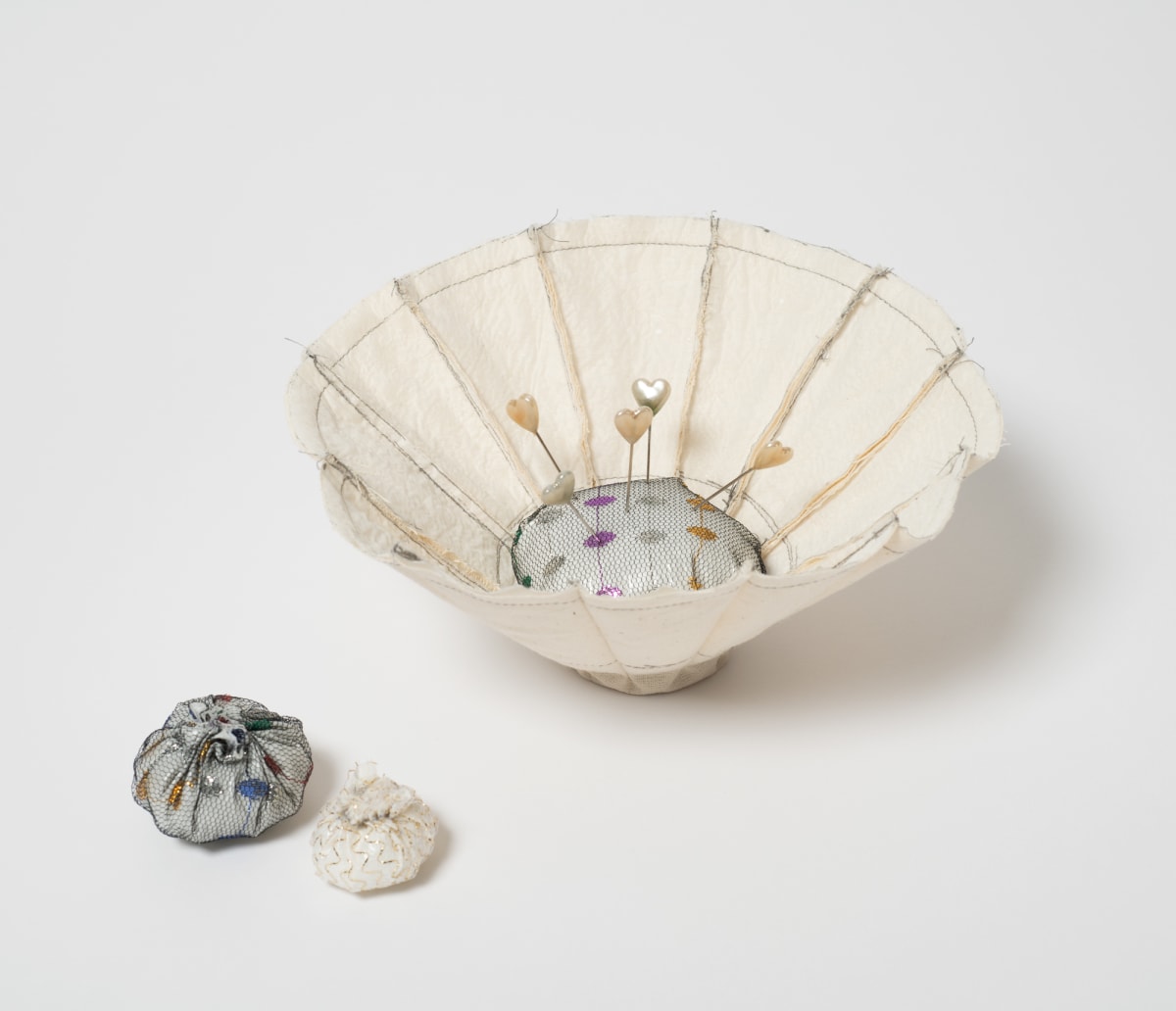 Flowering Pincushion with Vessels by Helen Fraser 