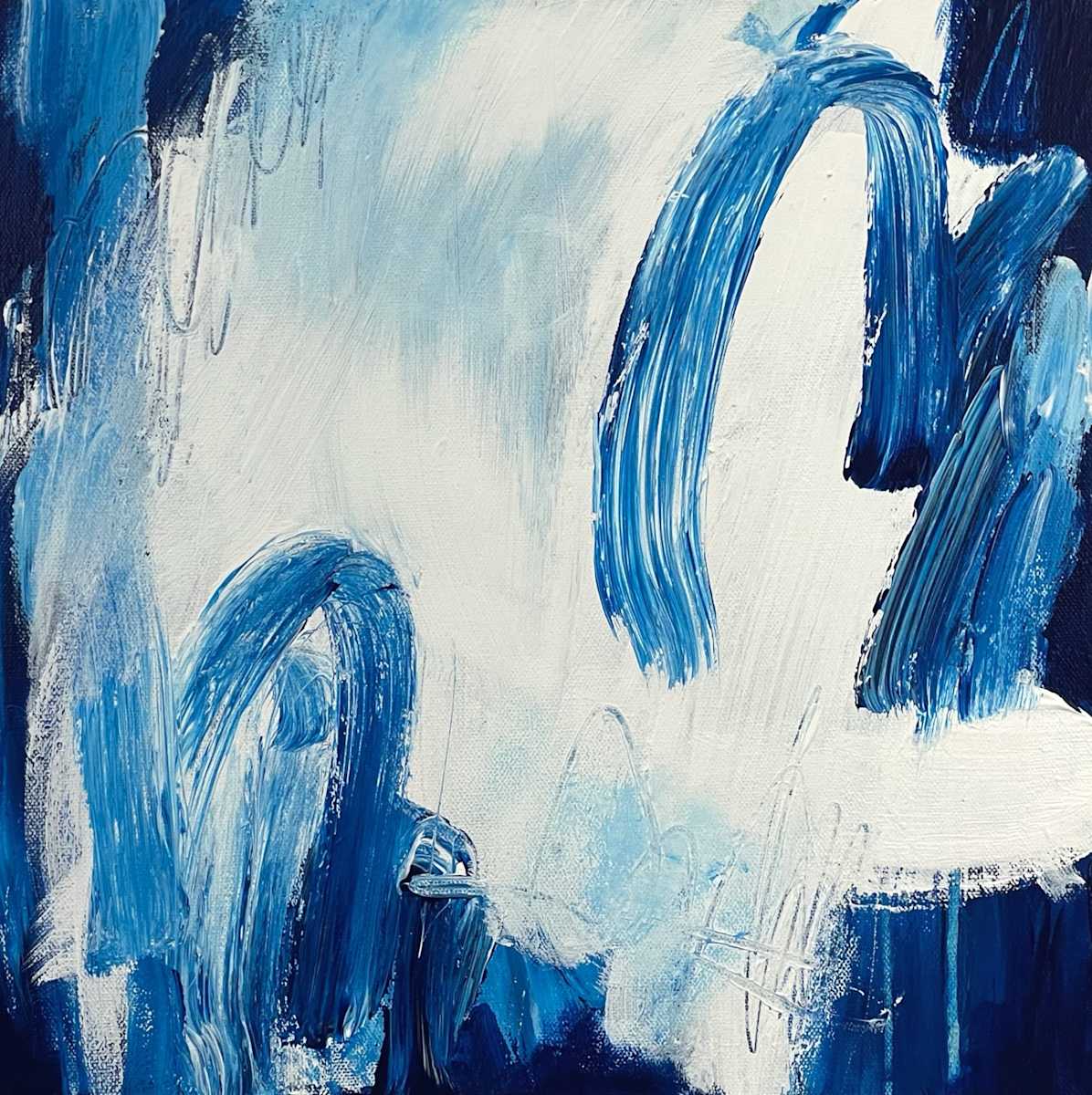 I Dream in Winsor Blue by Laura Mitsu 