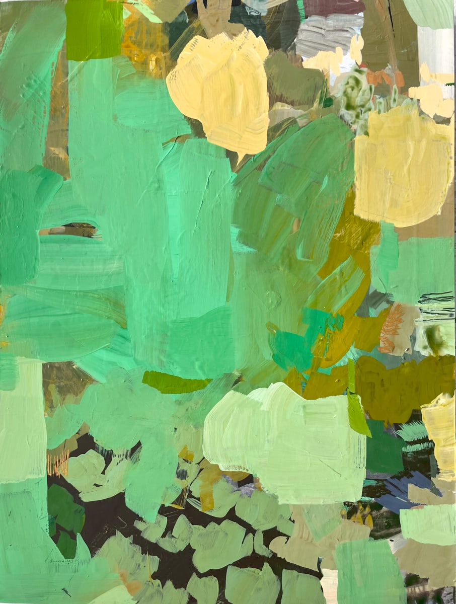 Two Yellow Tulips by Gretchen Warsen 