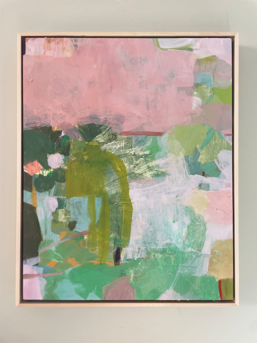 Early Pink Walk by Gretchen Warsen 