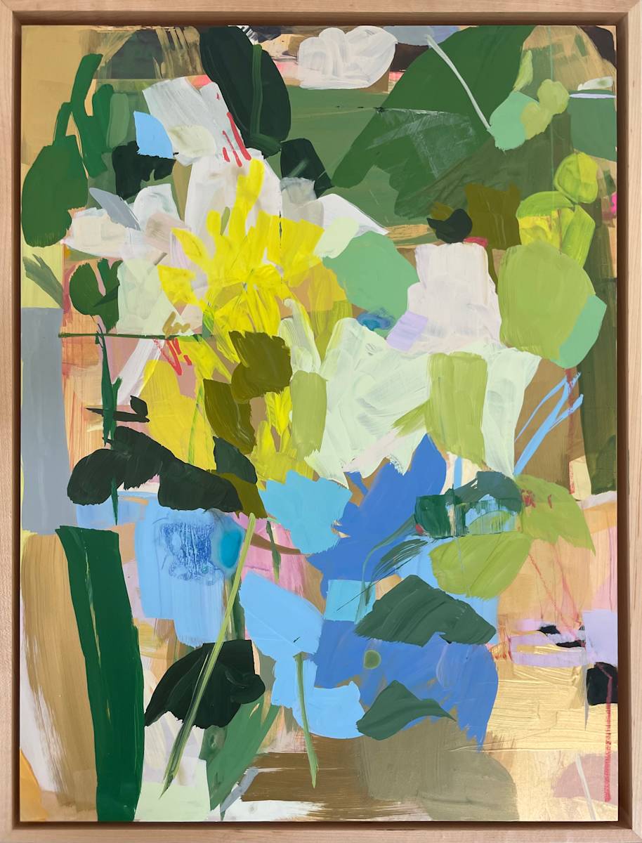 Alstromeria and Hydrangea by Gretchen Warsen 