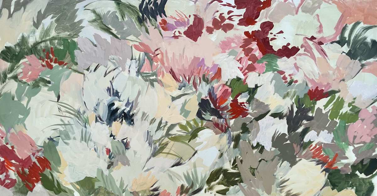 Among the Peonies by Gretchen Warsen, Image 1.