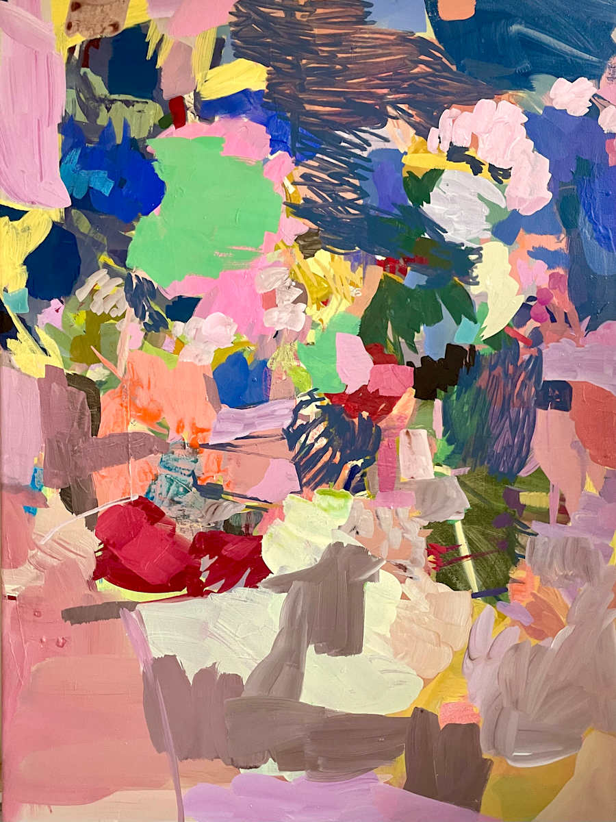 The Poet Assembled Flowers Like Words by Gretchen Warsen 