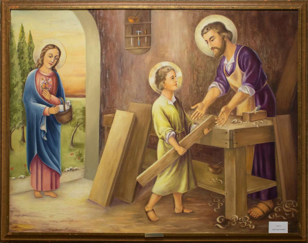 Christ in Carpenter's Shop by Kiliana Burghauser, FSPA, Image 1.
