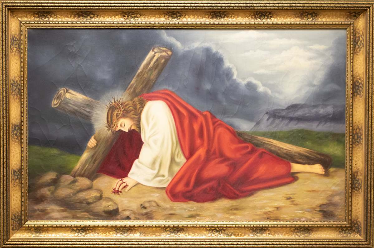 Suffering Christ by Sister Kiliana Burghauser 
