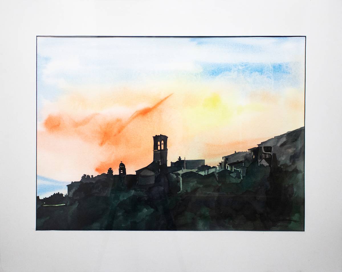 Assisi Skyline by Maryam Gossling, FSPA, Image 1.