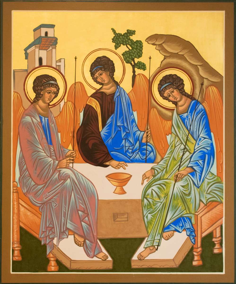 Old Testament Trinity by Maryam Gossling, FSPA, Image 1.