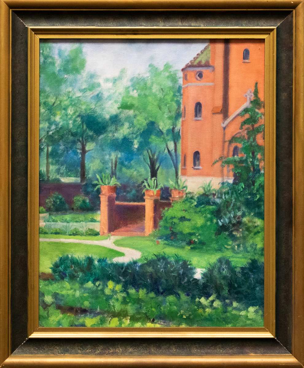 St. Rose Courtyard by Marietta Hackner, FSPA 