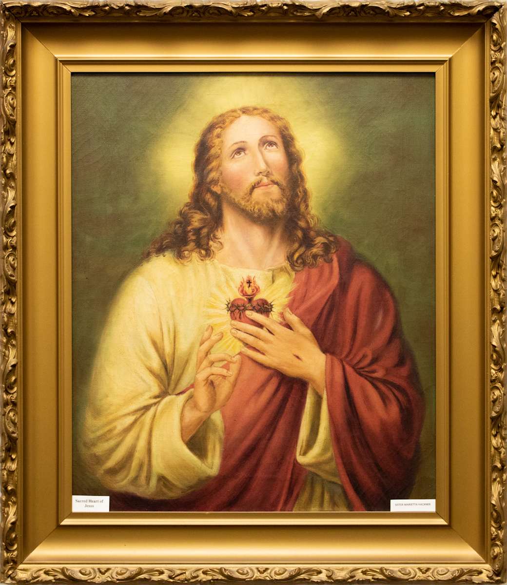 Sacred Heart of Jesus by Marietta Hackner, FSPA, Image 1.