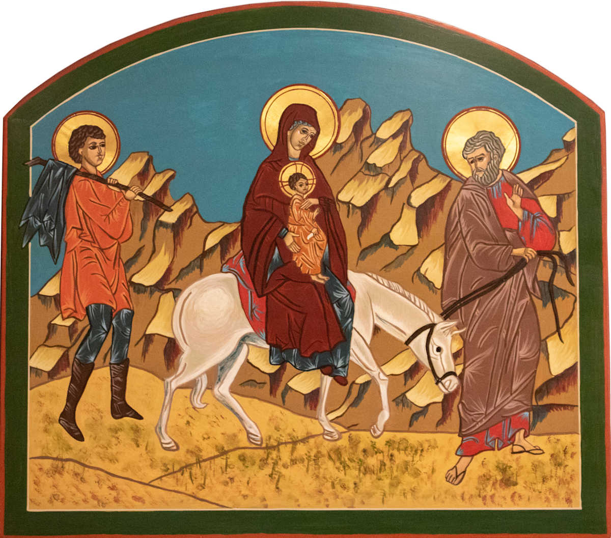 Flight Into Egypt by Carrie Kirsch, FSPA, Image 1.