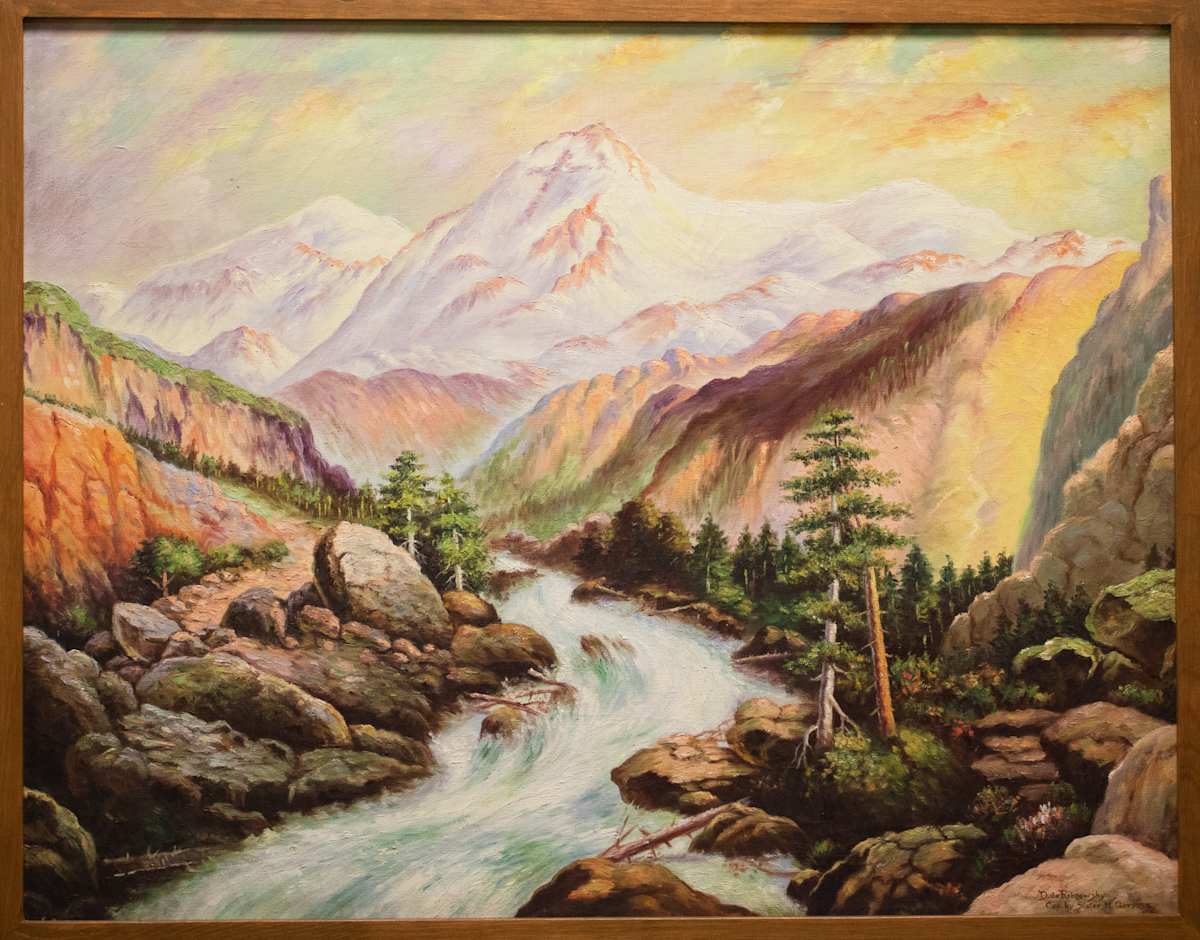 Rocky Mountain Scene by Gervina Schilling, FSPA 