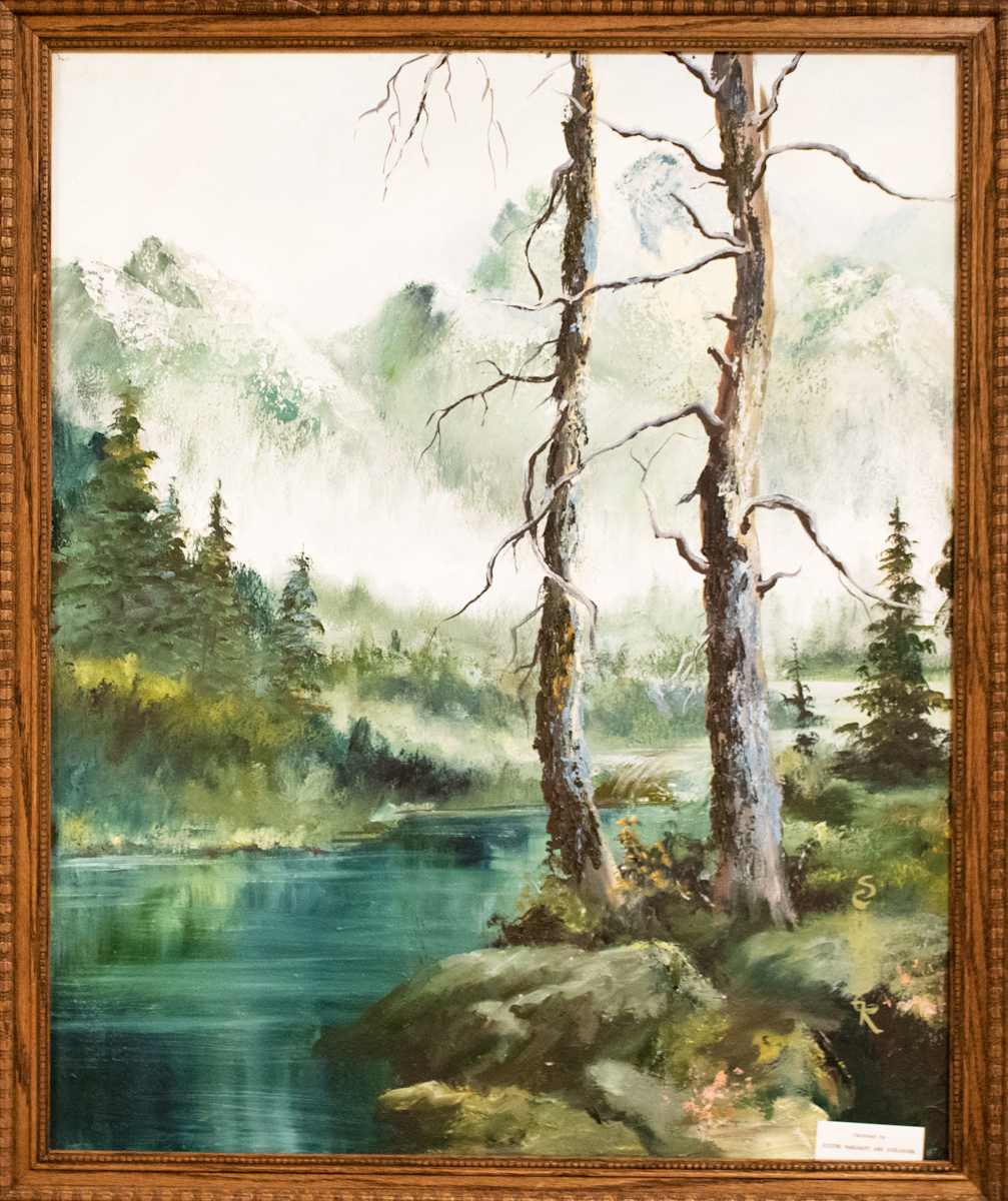 Mountainscape in Green by Margaret Ann Schlosser, FSPA 