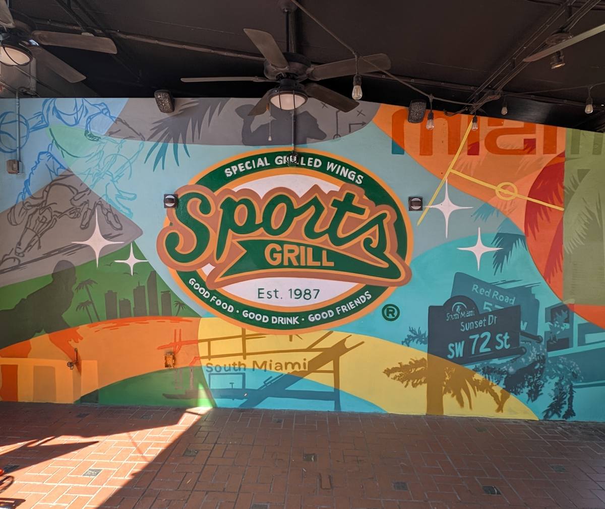 Sports Grill Mural by Tragek, Image 10.