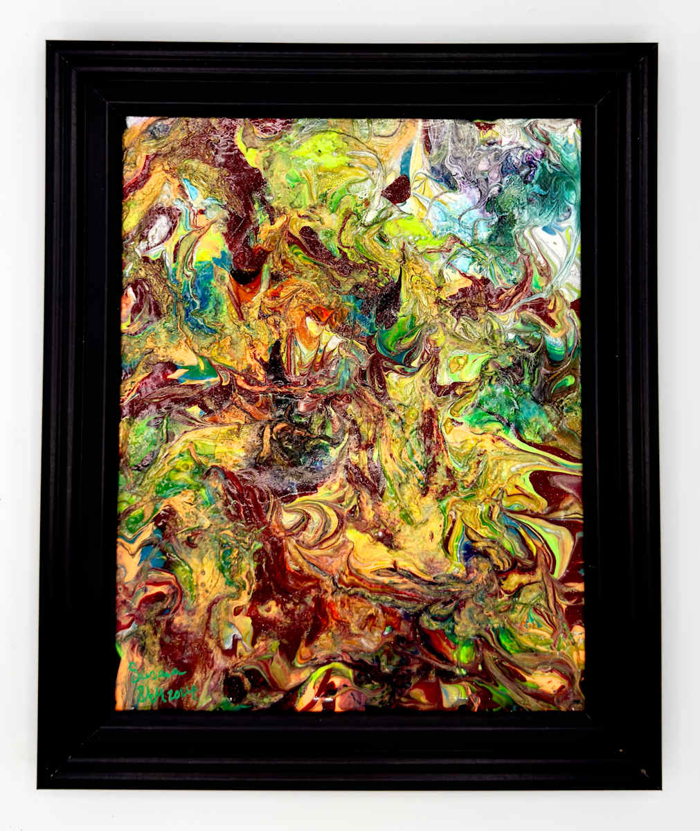 Mercury by SUSANA K. MARSCH  Image: A tempest of color and motion — where fire meets forest in a swirling dance.