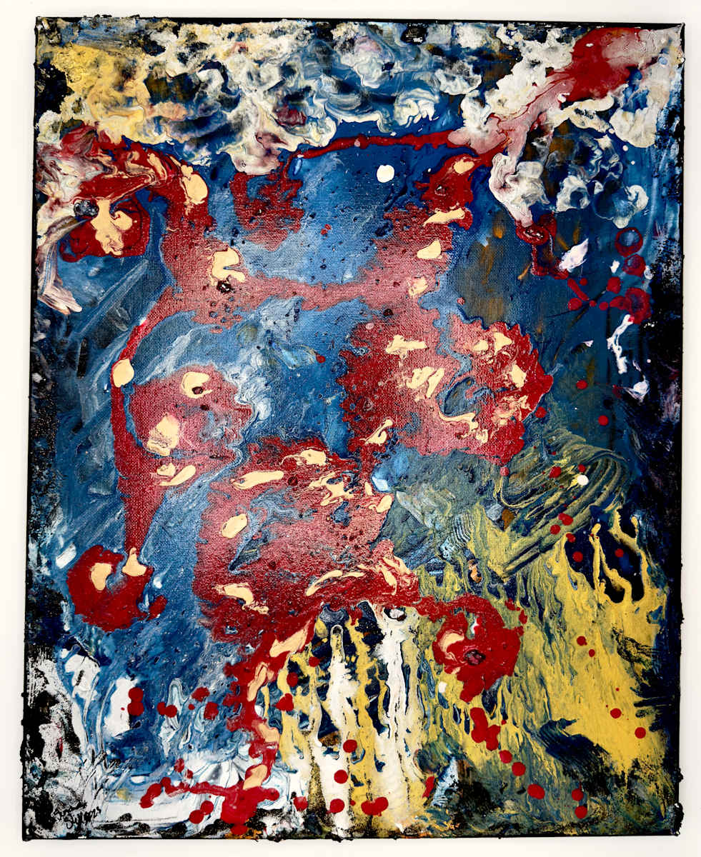 Neptune by SUSANA K. MARSCH  Image: Where seas churn and stars bleed — a tempest born of color and chaos.