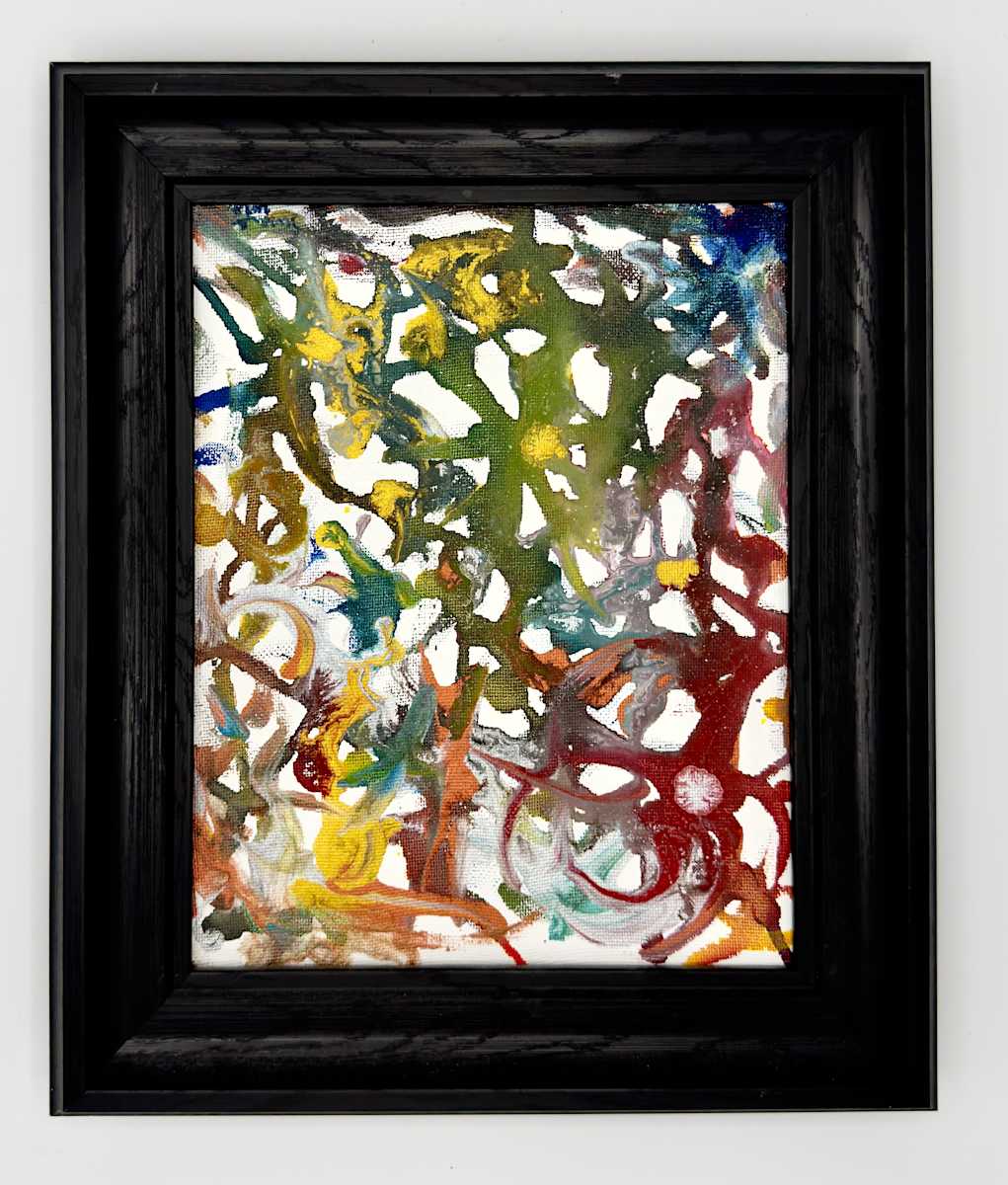Synapses by SUSANA K. MARSCH  Image: A tangle of thoughts, a spark of life — where hidden pathways dance in color.