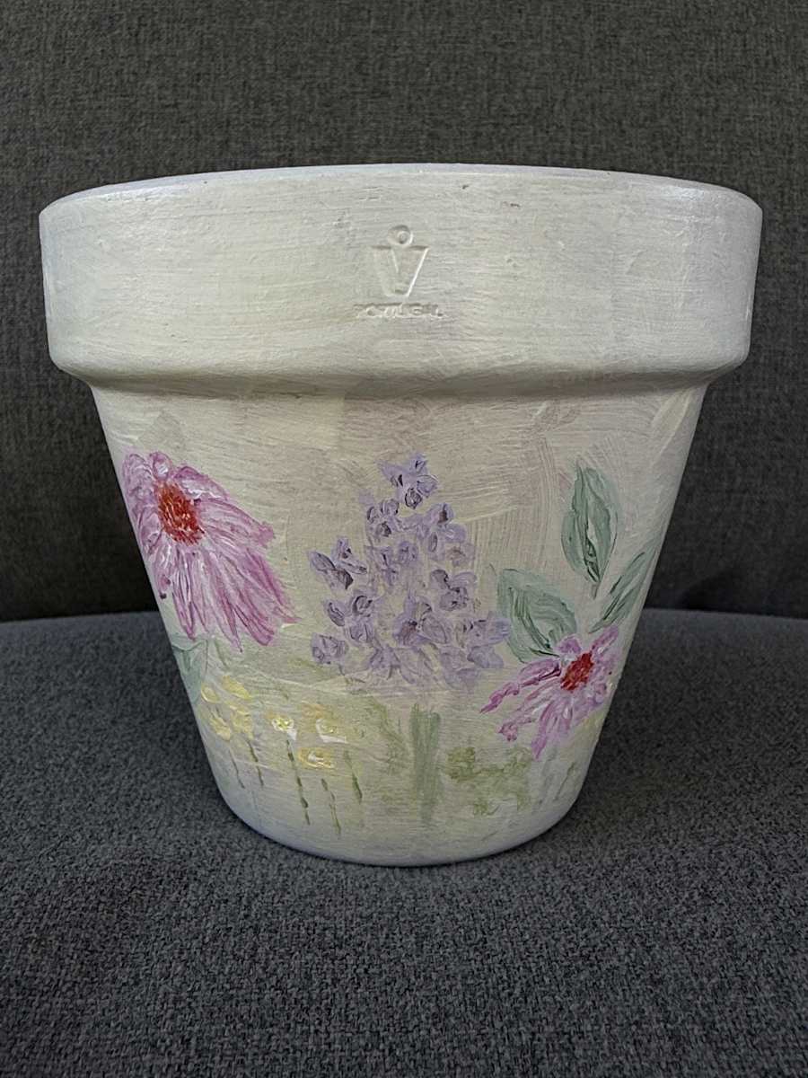 Spring Pot I 4" by Karin Faris Hills, Image 1.