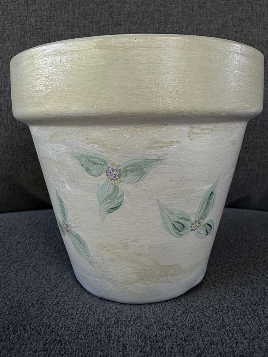 Spring Pot II 4" by Karin Faris Hills, Image 1.
