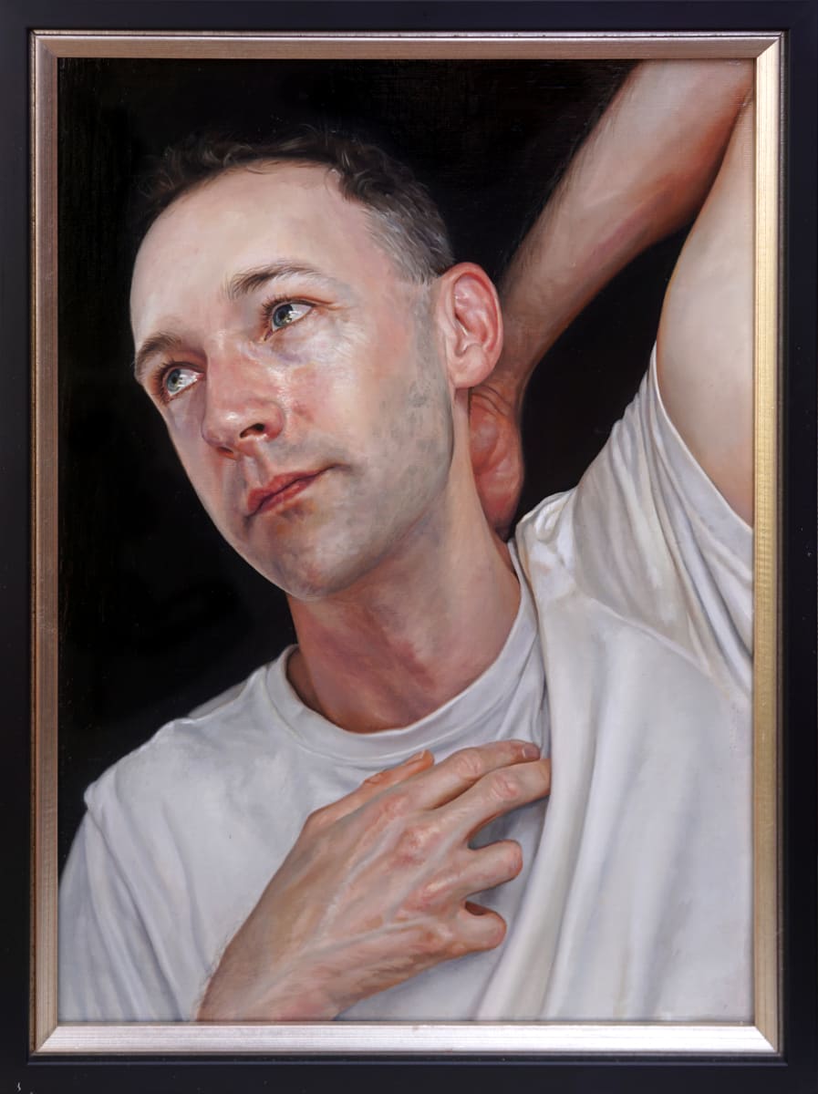 The Dying Slave (study) - portrait of Andrew Nicholls by Daevid Anderson 