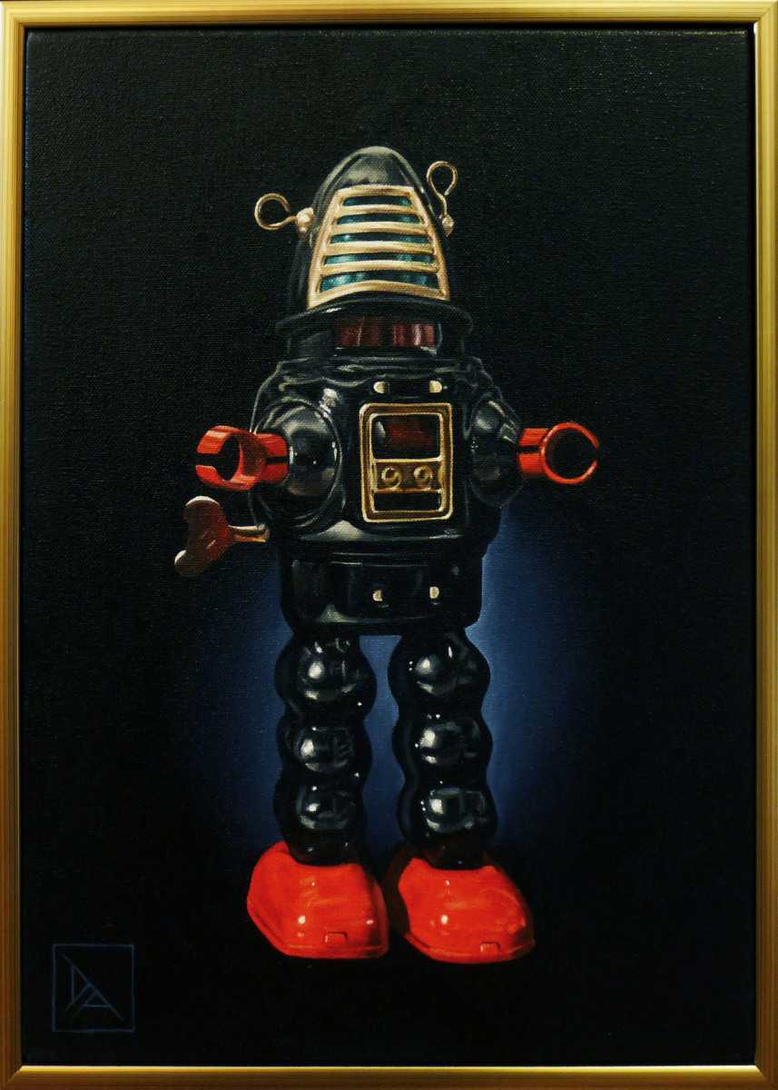 Black Robot by Daevid Anderson 