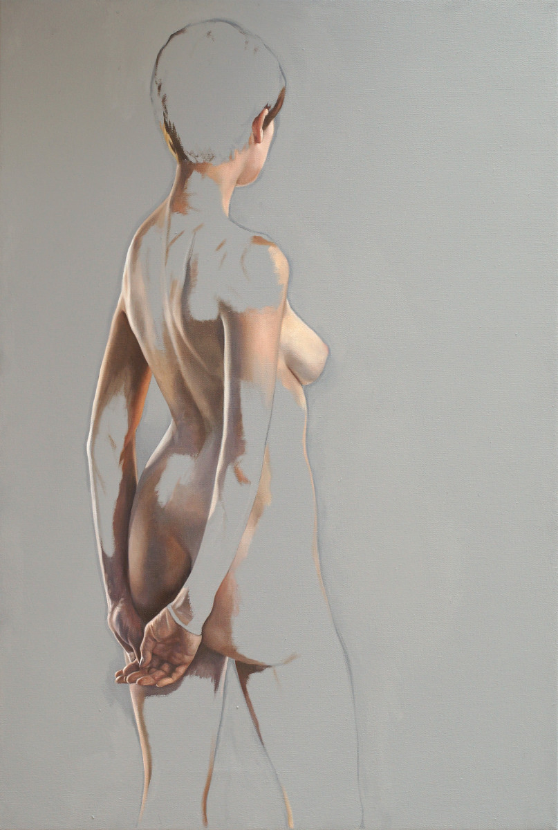 Grey nude #3 by Daevid Anderson 