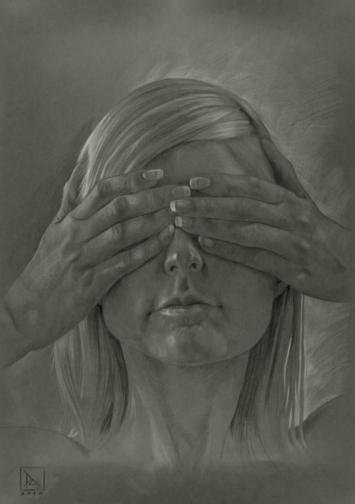 Hidden Faces (Kym 1) by Daevid Anderson, Image 1.