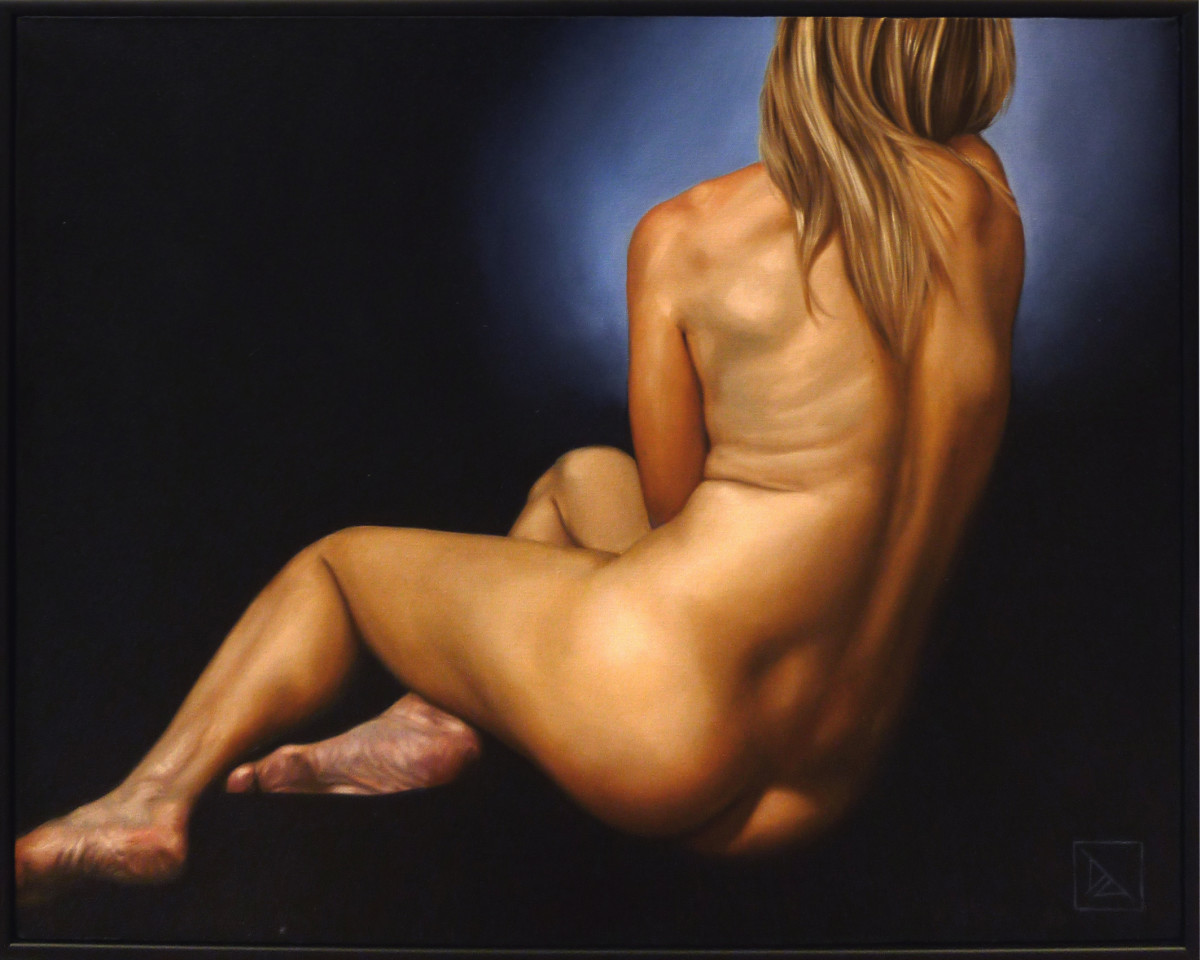Nude Reclining #1 by Daevid Anderson 
