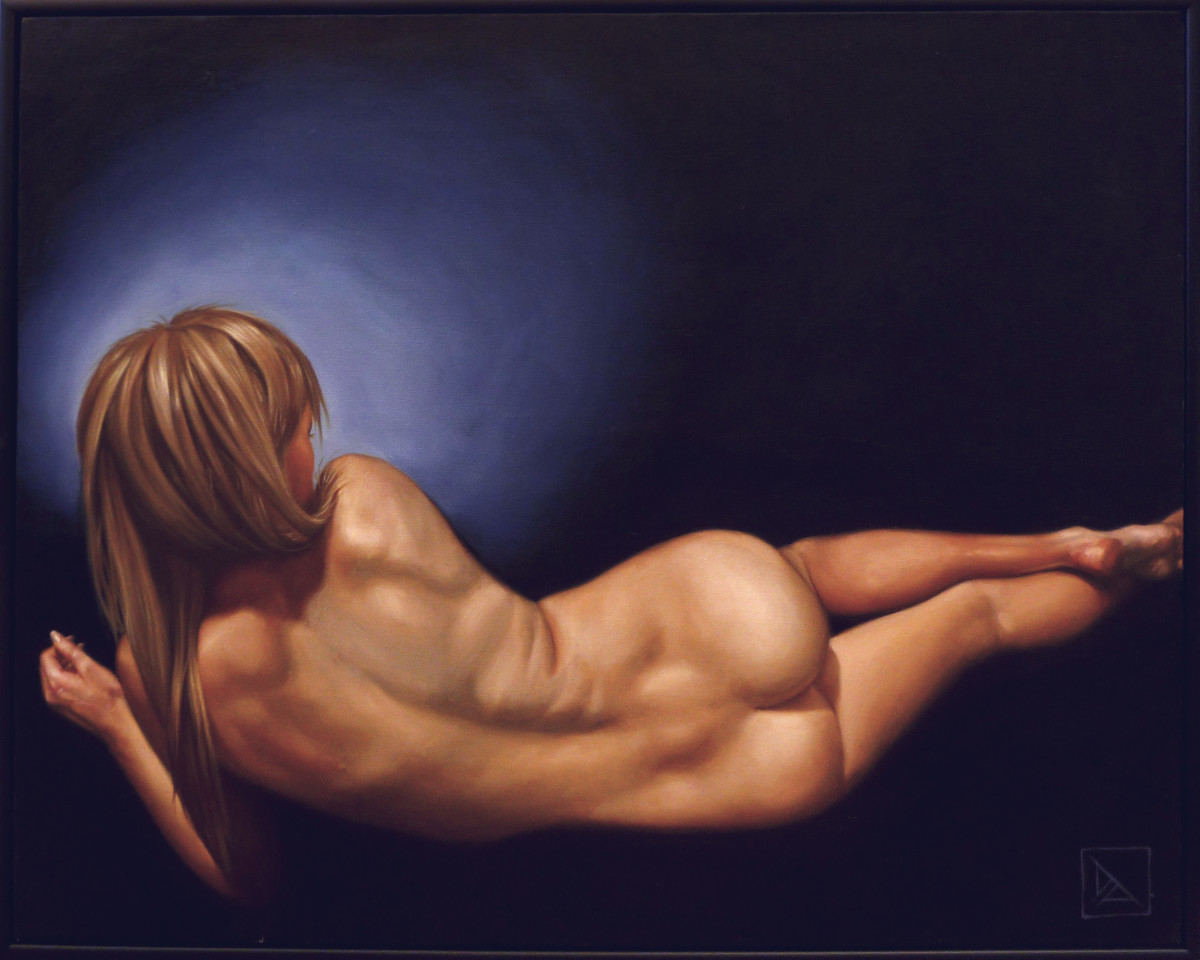 Nude Reclining #3 by Daevid Anderson 