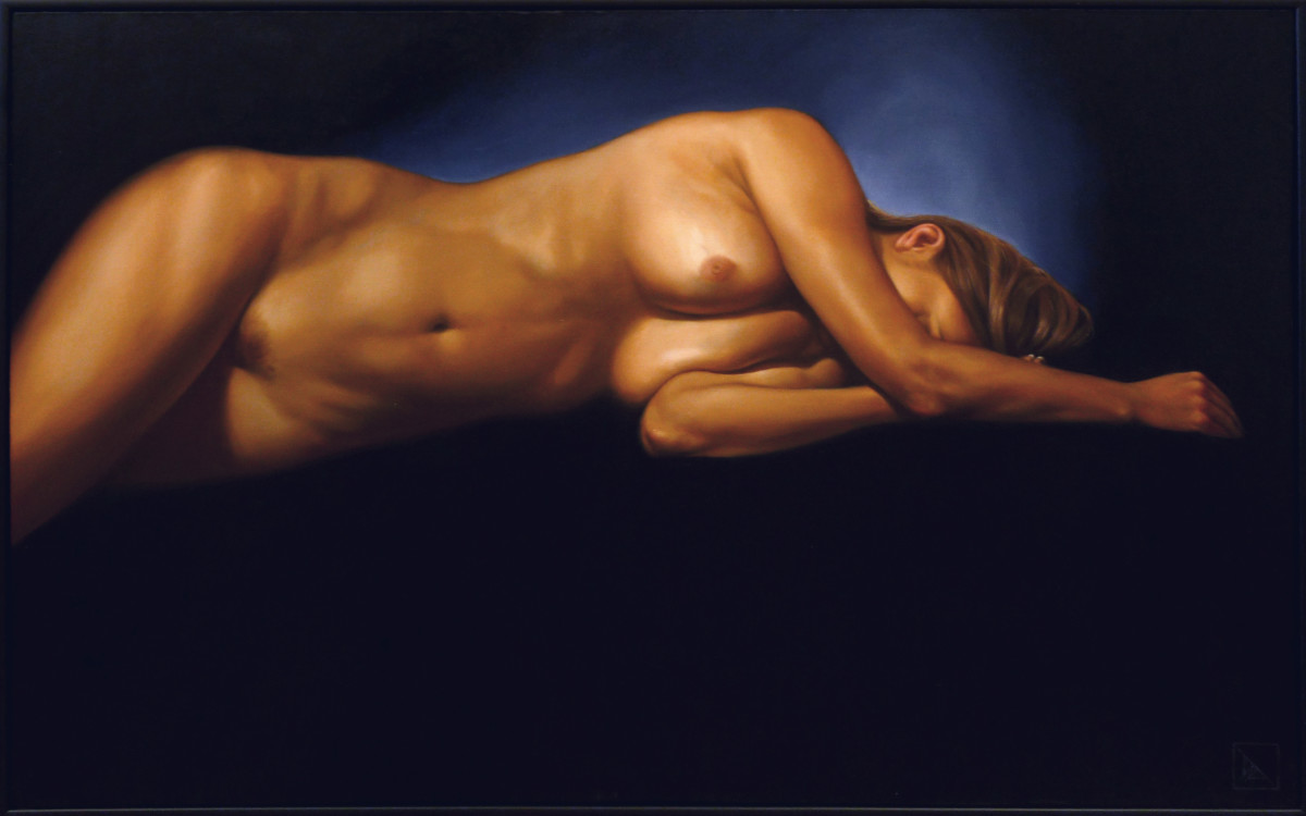 Nude Reclining #4 by Daevid Anderson 