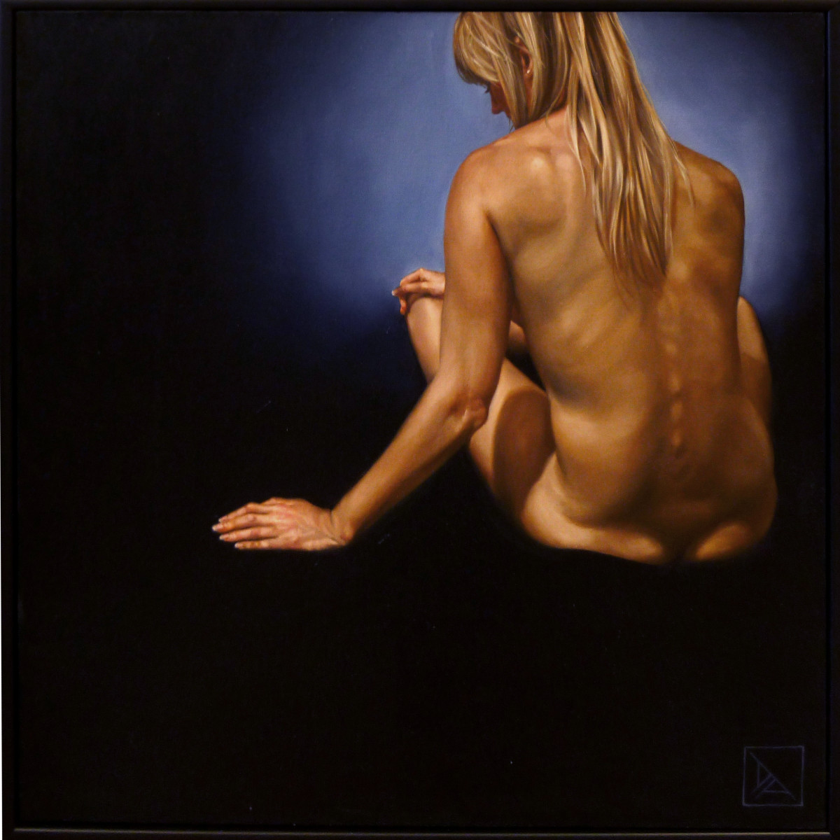 Nude Sitting #1 by Daevid Anderson 