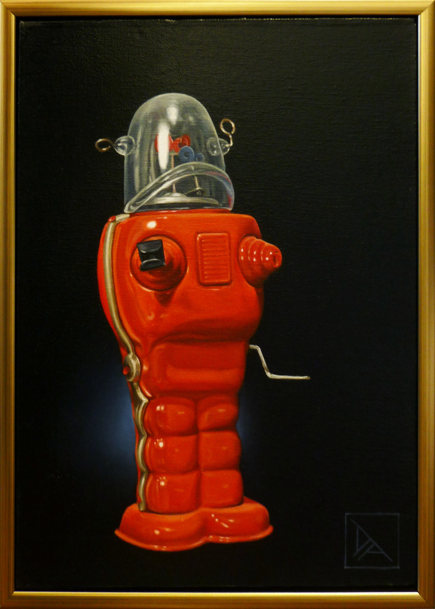 Red Robot by Daevid Anderson 