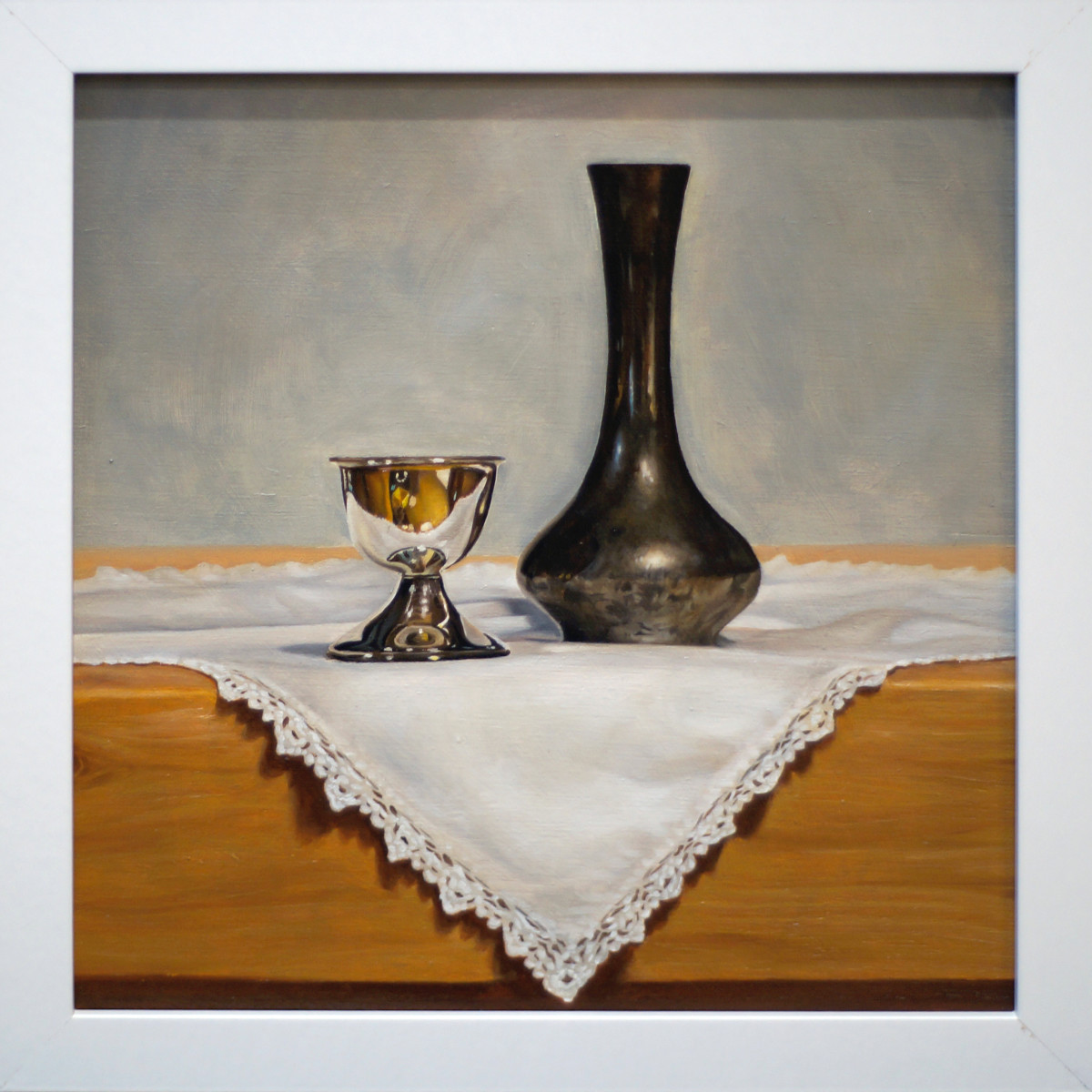 Vase and Egg Cup by Daevid Anderson 