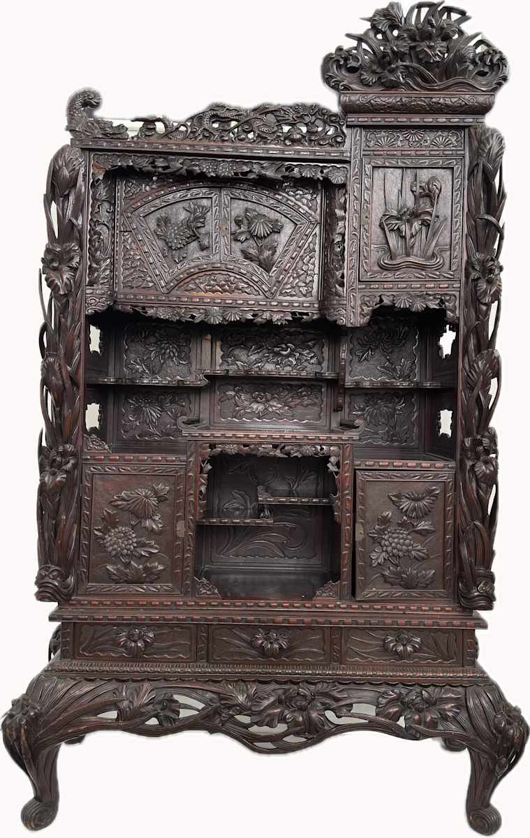 Asian design hutch 