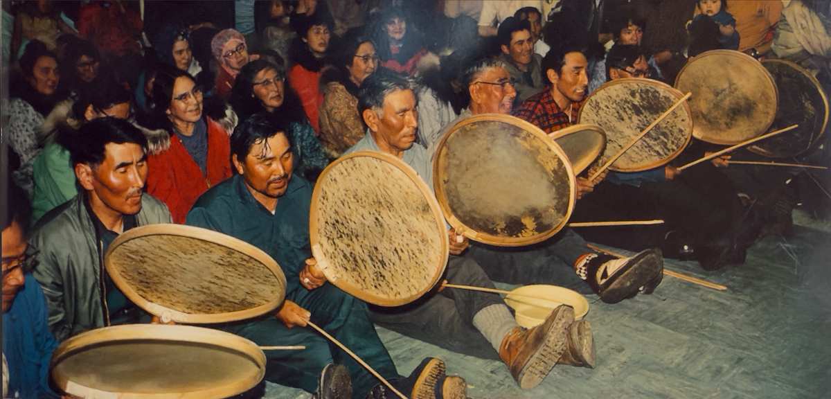 Alaskan drummers photograph 