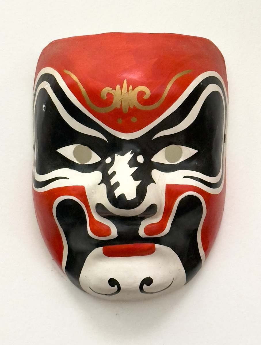 Red, black and gray mask 3 