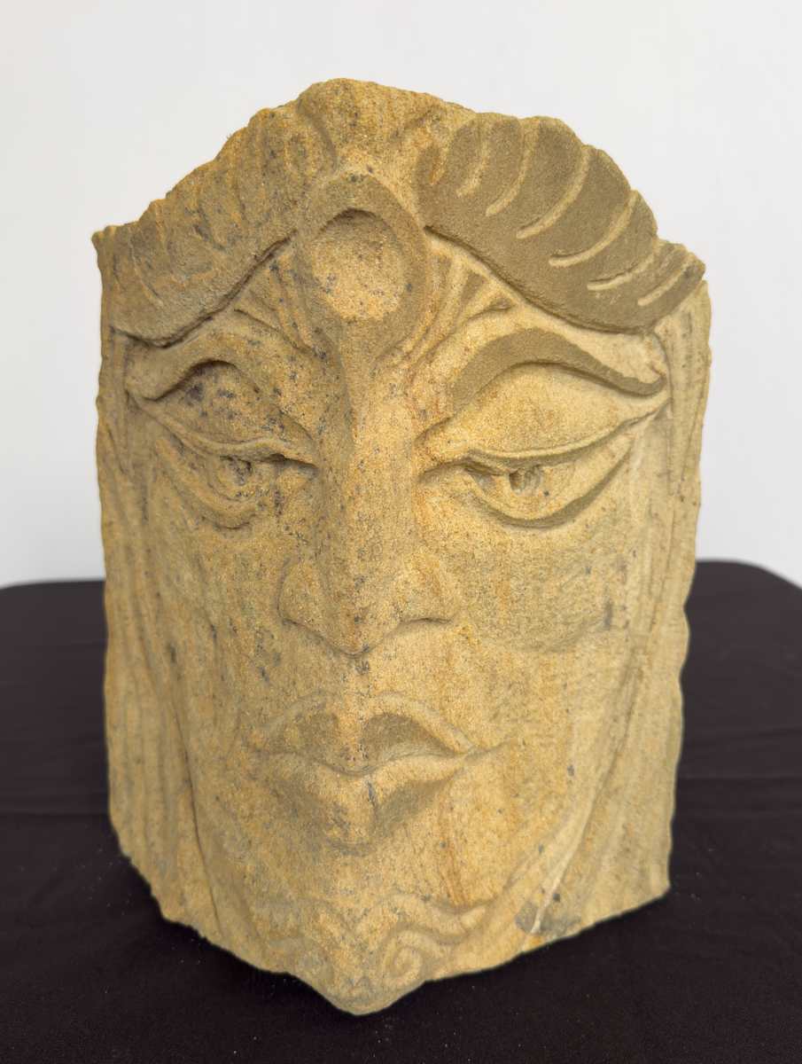 Untitled 2 (stone face) by Marsha Keith 
