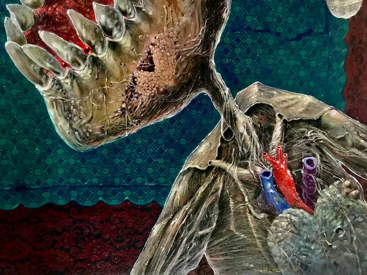 Large Dickhead on canvas #4 by ppitussi, Image 1.