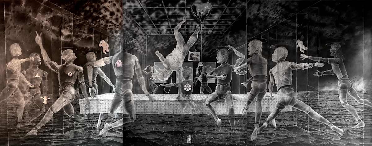 Last Supper Dance,triptych left side by ppitussi, Image 1.