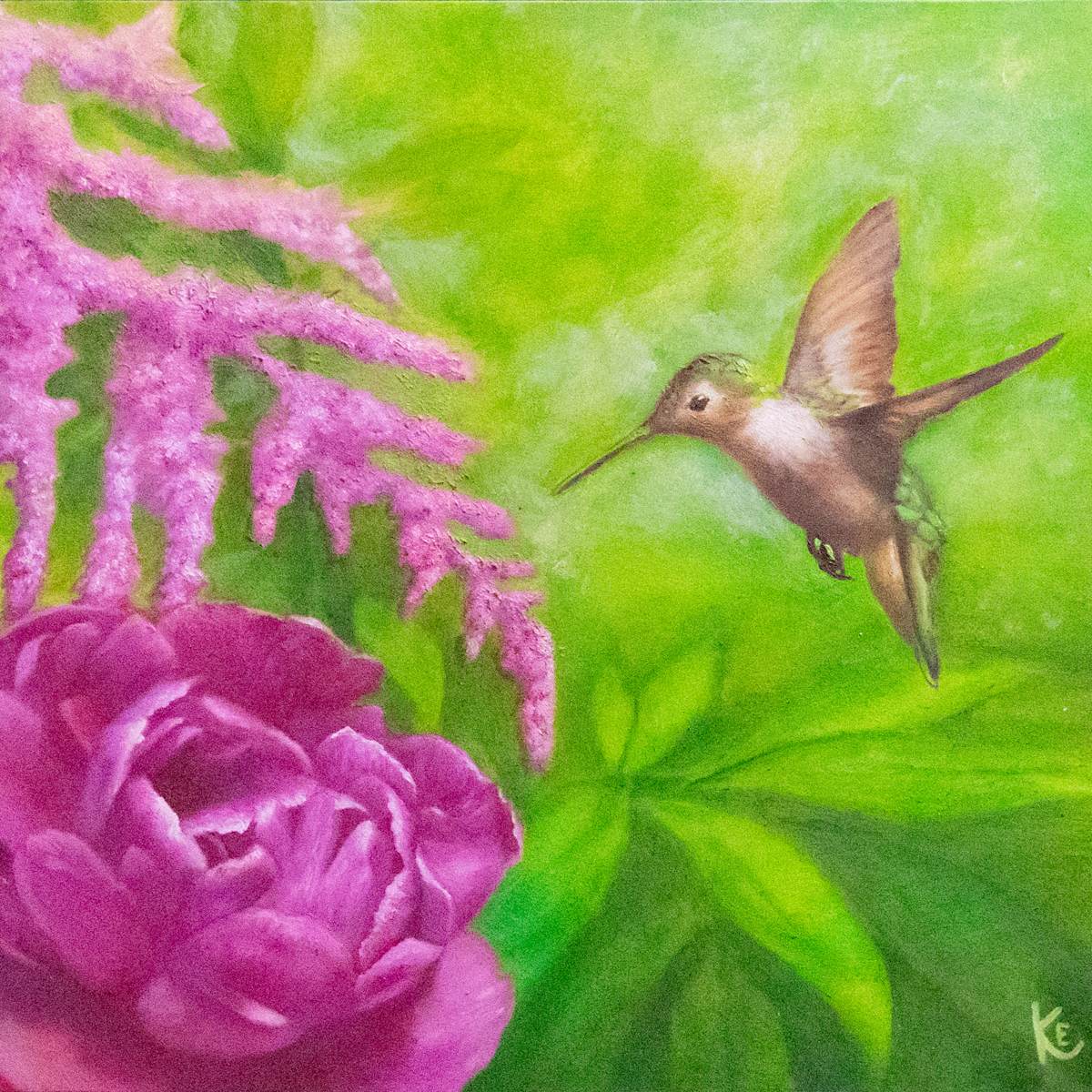 Fleeting - Ruby Hummingbird by Krister Eide, Image 1.