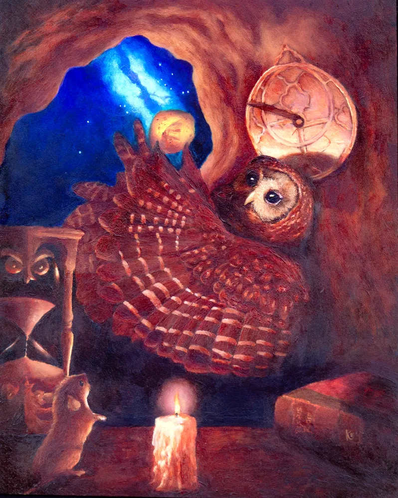 Tempus Fugit - Original Oil Painting by Krister Eide 